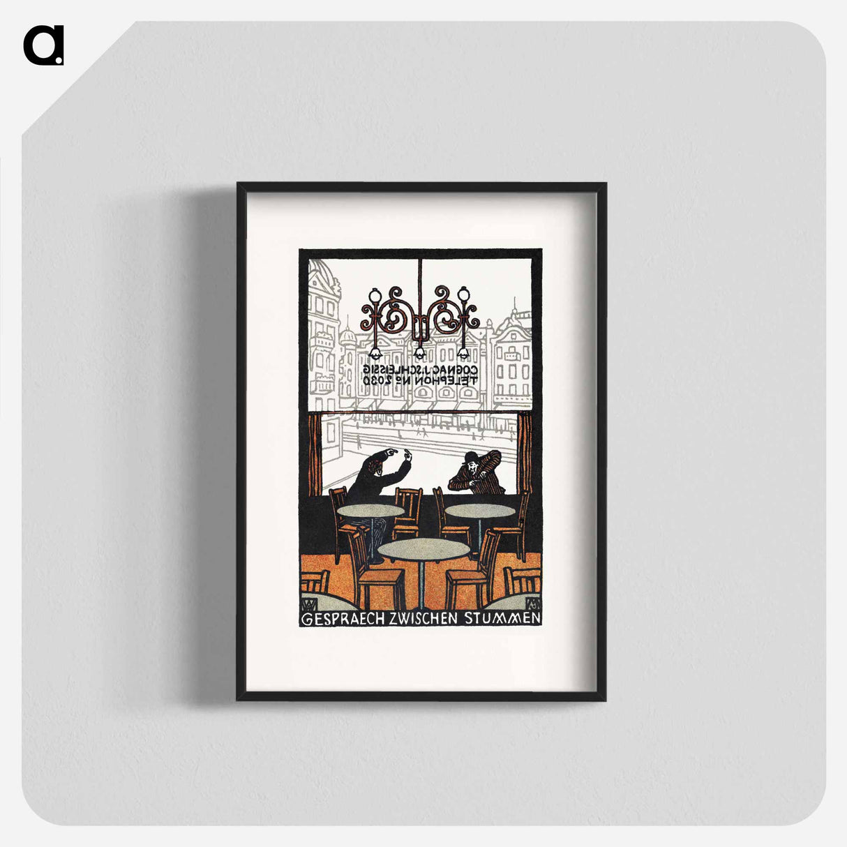 Conversation between Mutes - Moritz Jung Poster.