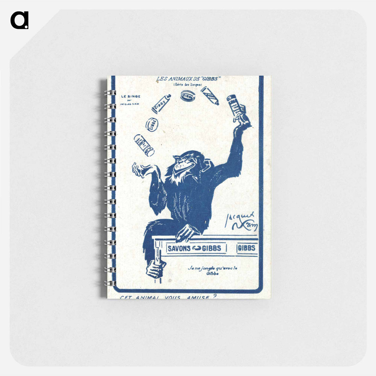アートメモ帳-Animals of "Gibbs" (Monkey Series): Does This Animal Amuse You?
- 国立医学図書館 Memo.