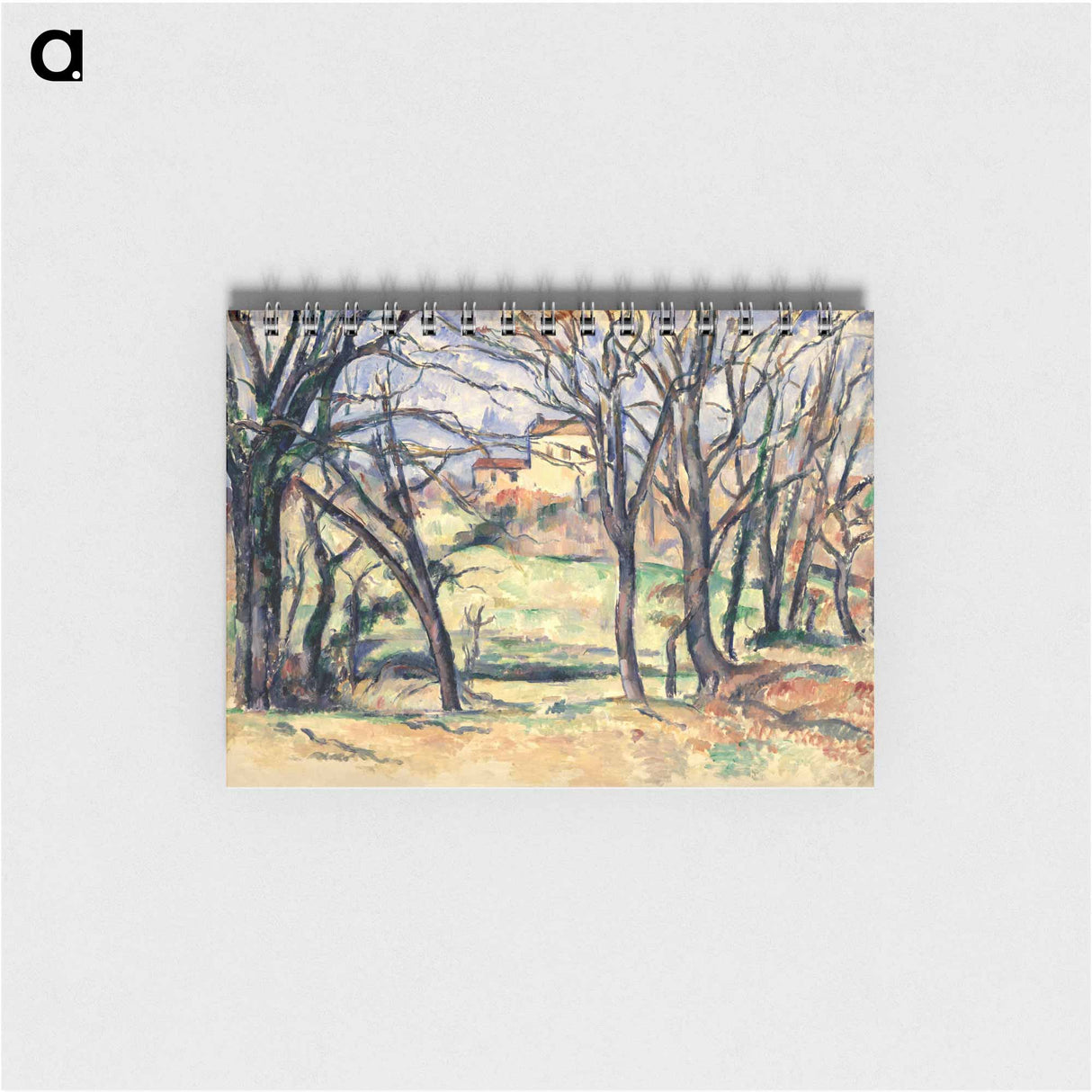 Trees and Houses Near the Jas de Bouffan - ポール セザンヌ Memo.