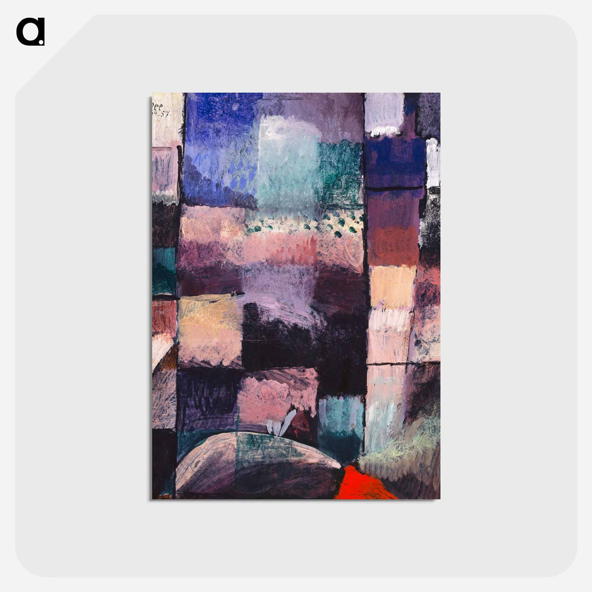 アートポストカード-About a motif from Hammamet
- パウル クレー Postcard.