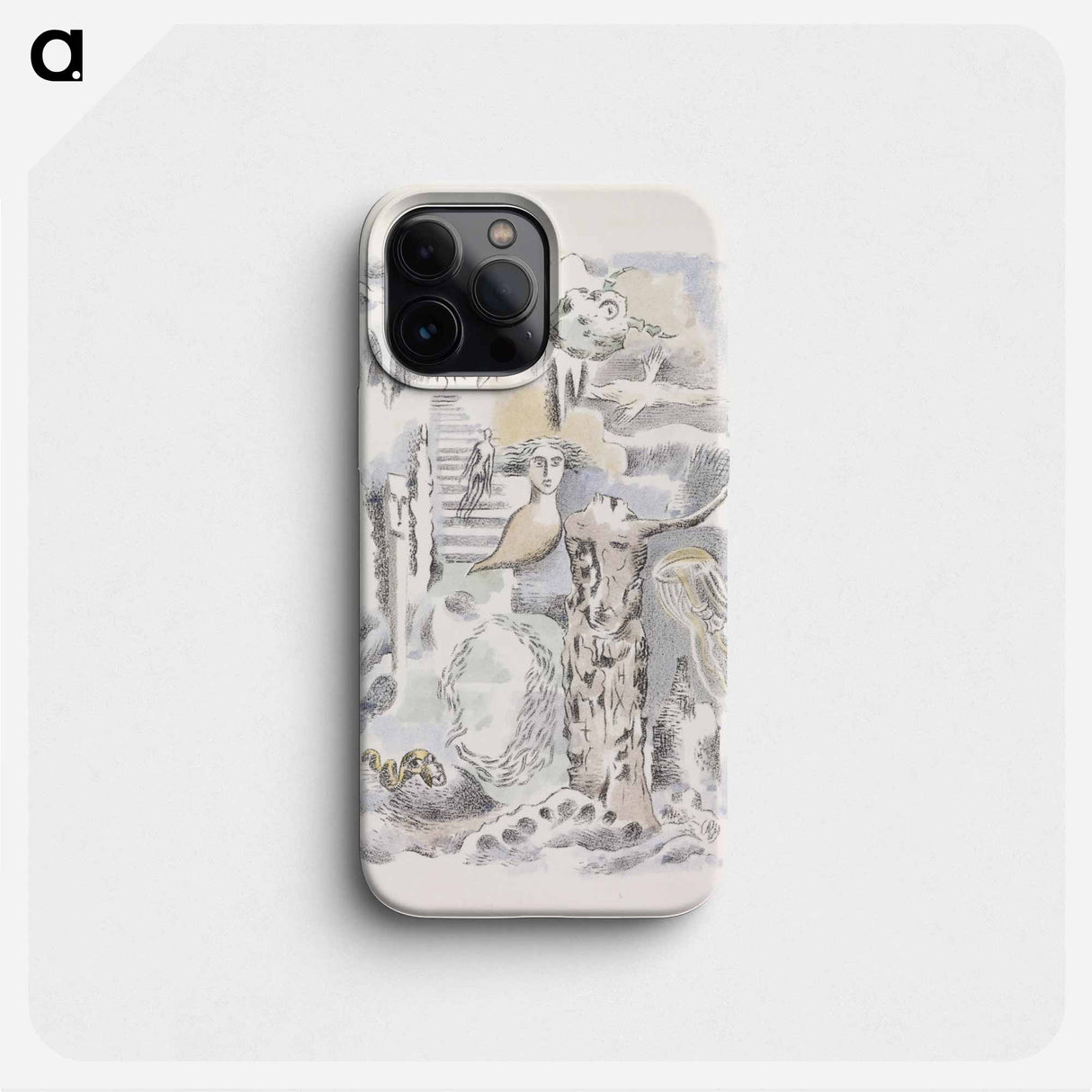Design for Urne Buriall–Ghosts - ポール ナッシュ Phone Case.