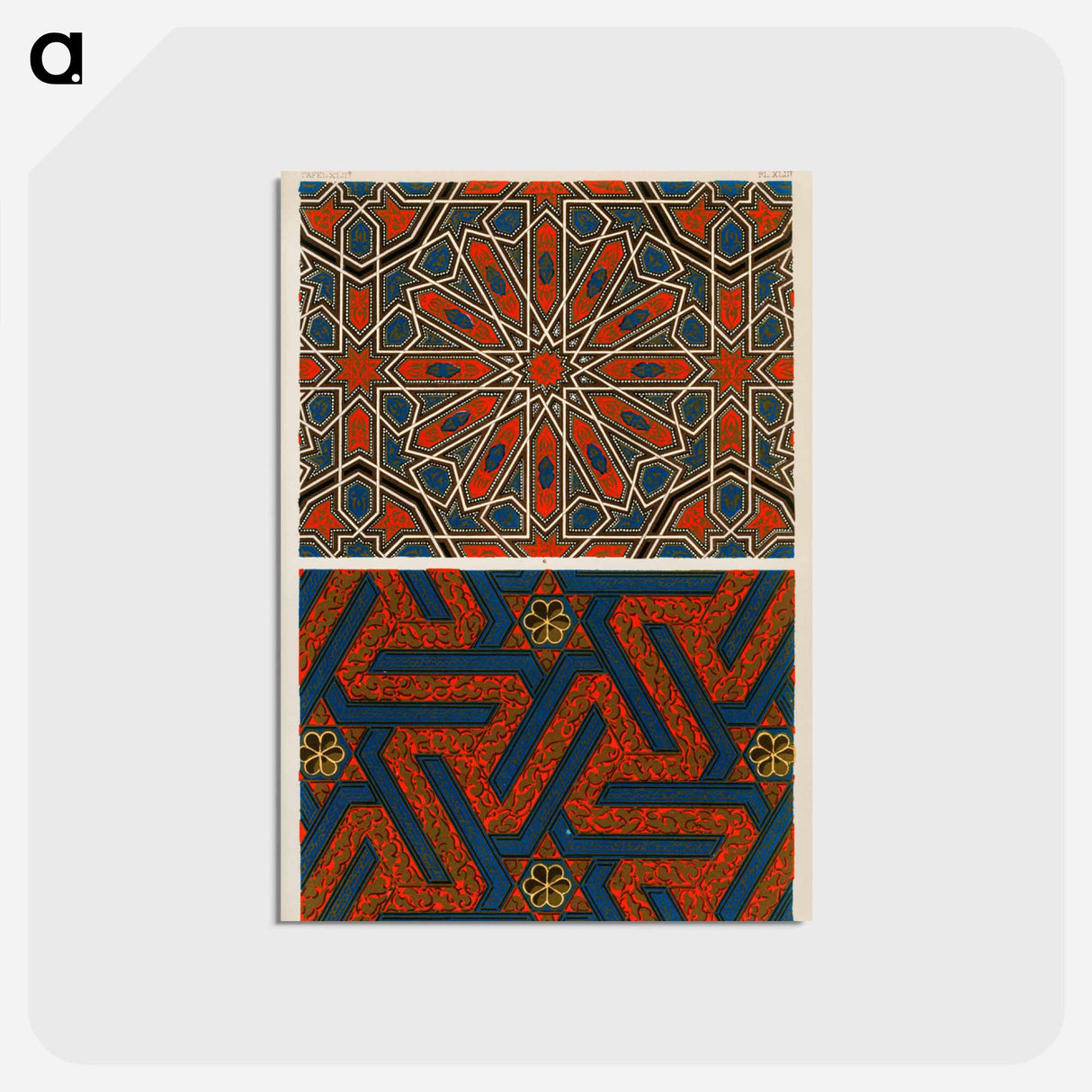 アートポストカード-Nineteenth-Century Ornament
- 装飾の文法 Postcard.
