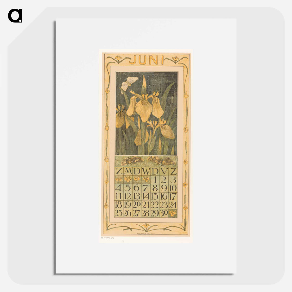 Calendar meets love - Theo van Hoytema Poster.