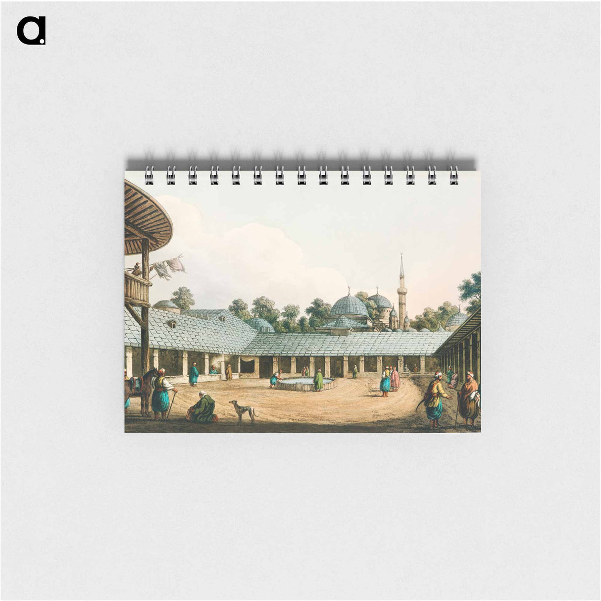 アートメモ帳-Caravansary at Borgas - オスマン帝国領内の景色 Memo.