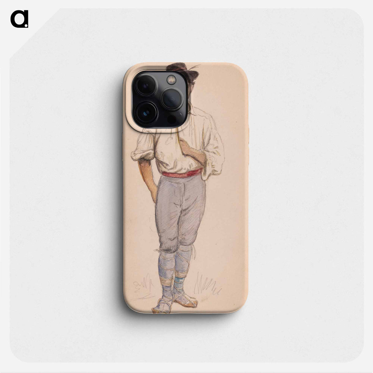 Italian farmer or shepherd - Wilhelm Marstrand Phone Case.