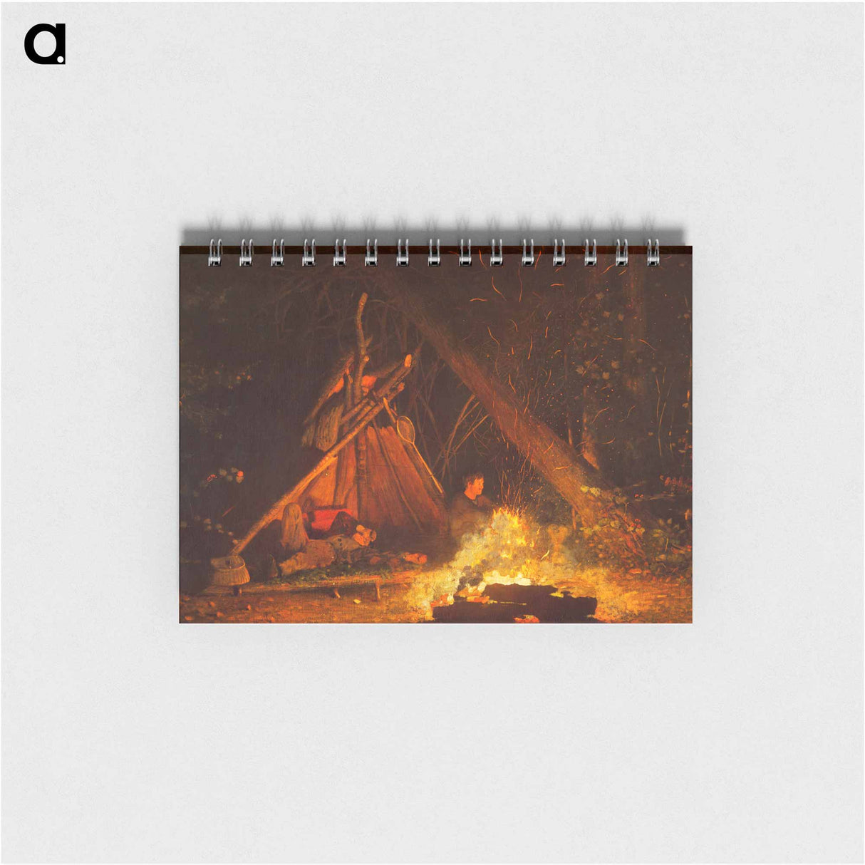 アートメモ帳-Camp Fire - ウィンスロー ホーマー Memo.