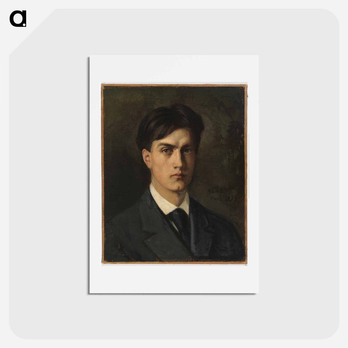 Self-portrait - アルバート エーデルフェルト Postcard.