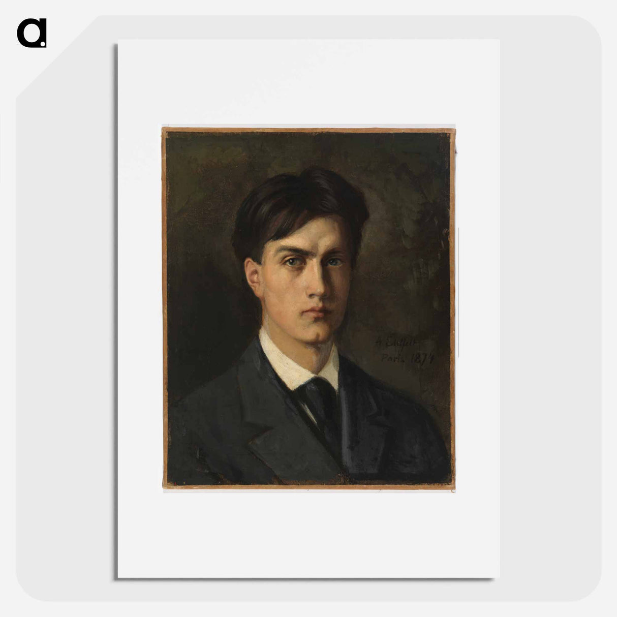 Self-portrait - アルバート エーデルフェルト Poster.