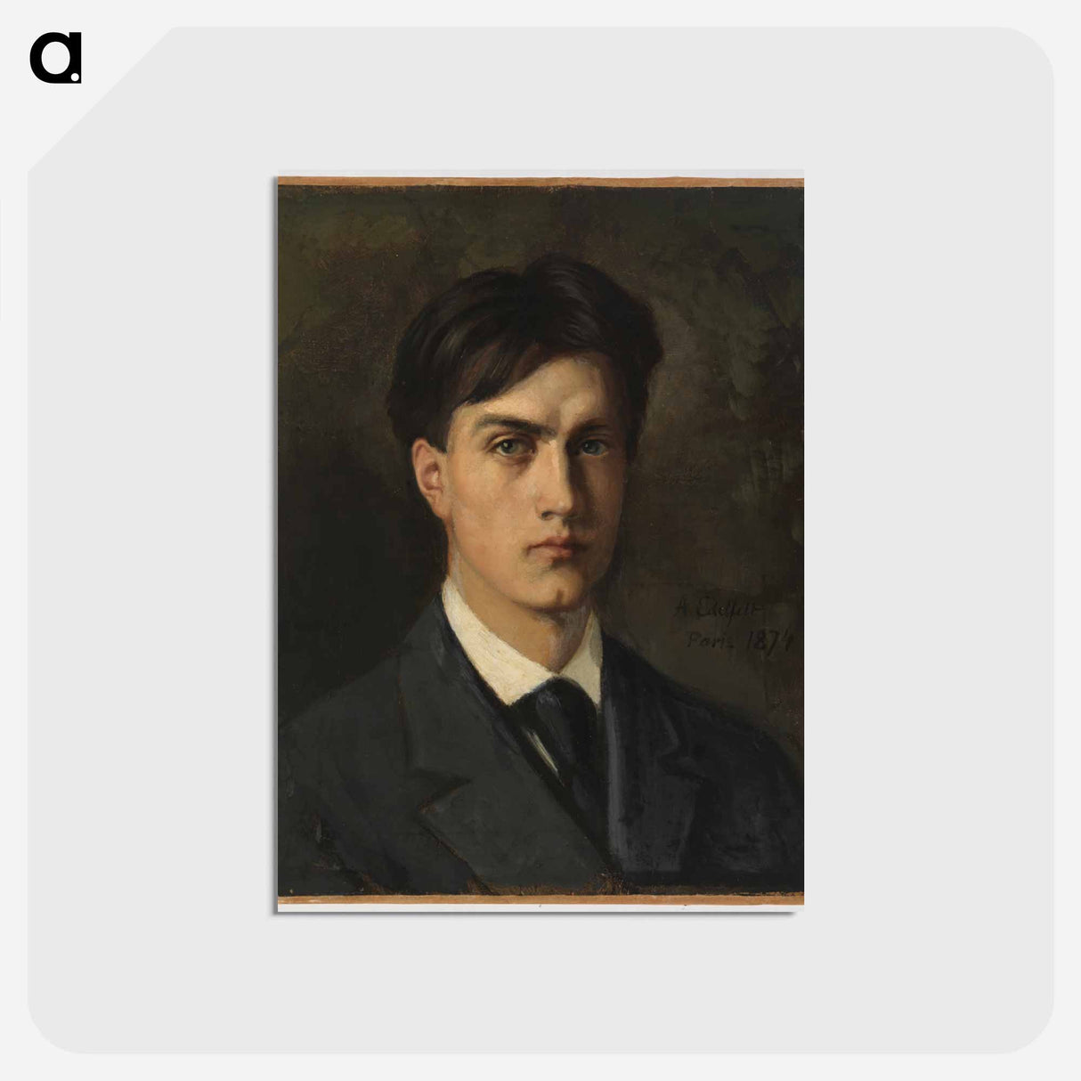 Self-portrait - アルバート エーデルフェルト Postcard.