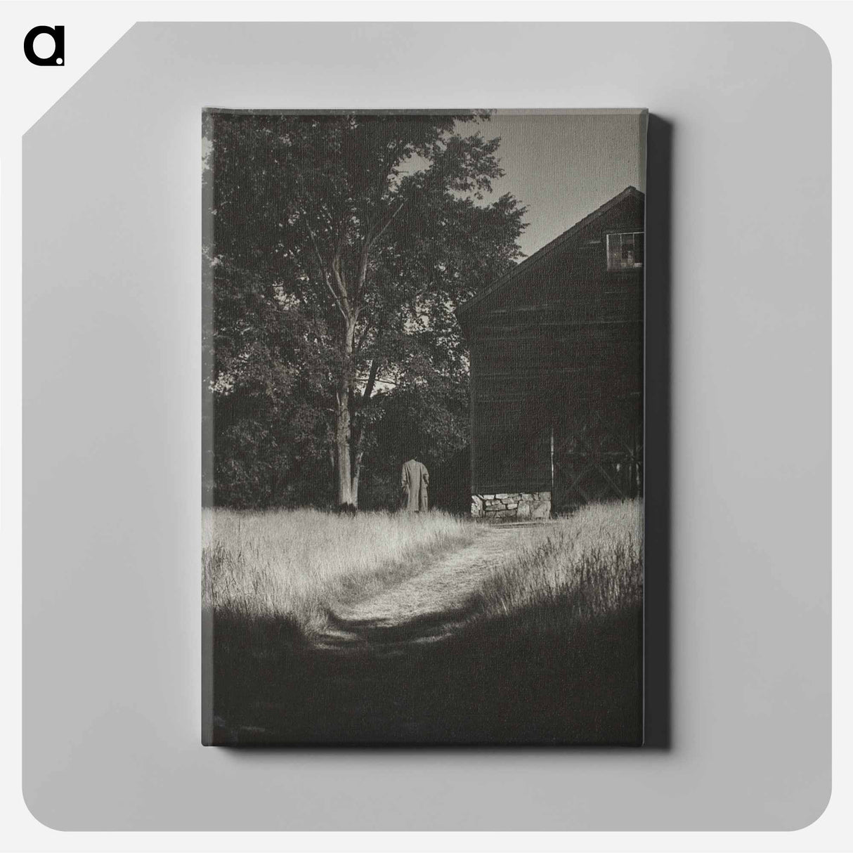 アートパネル-Barn, Lake George - アルフレッド スティーグリッツ Canvas.