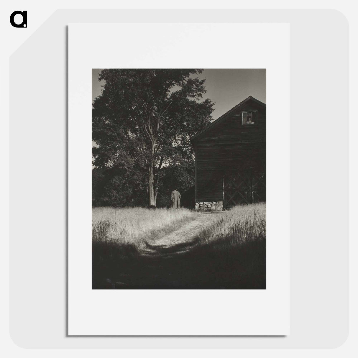 アートポスター-Barn, Lake George - アルフレッド スティーグリッツ Poster.