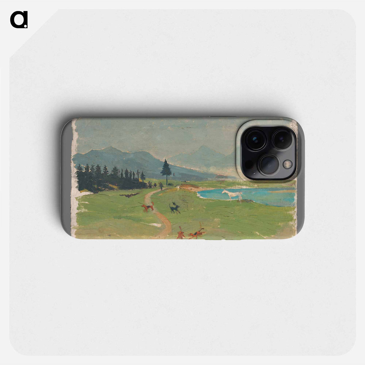 Blue bay - アーノルド ピーター ワイズ クビンチャン Phone Case.