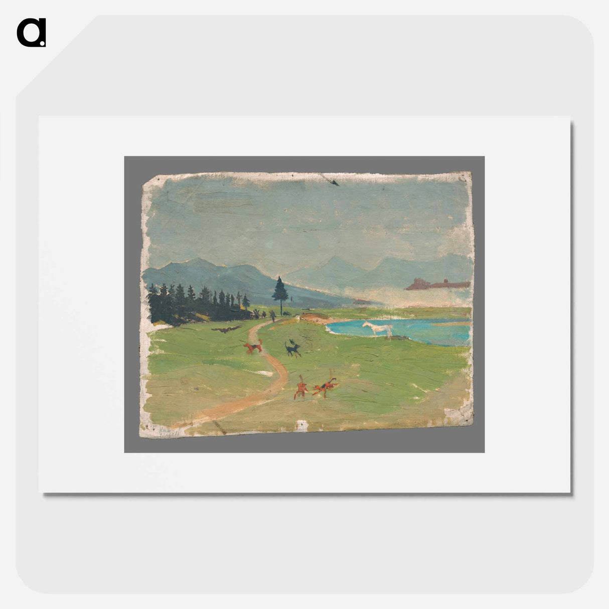 Blue bay - アーノルド ピーター ワイズ クビンチャン Poster.