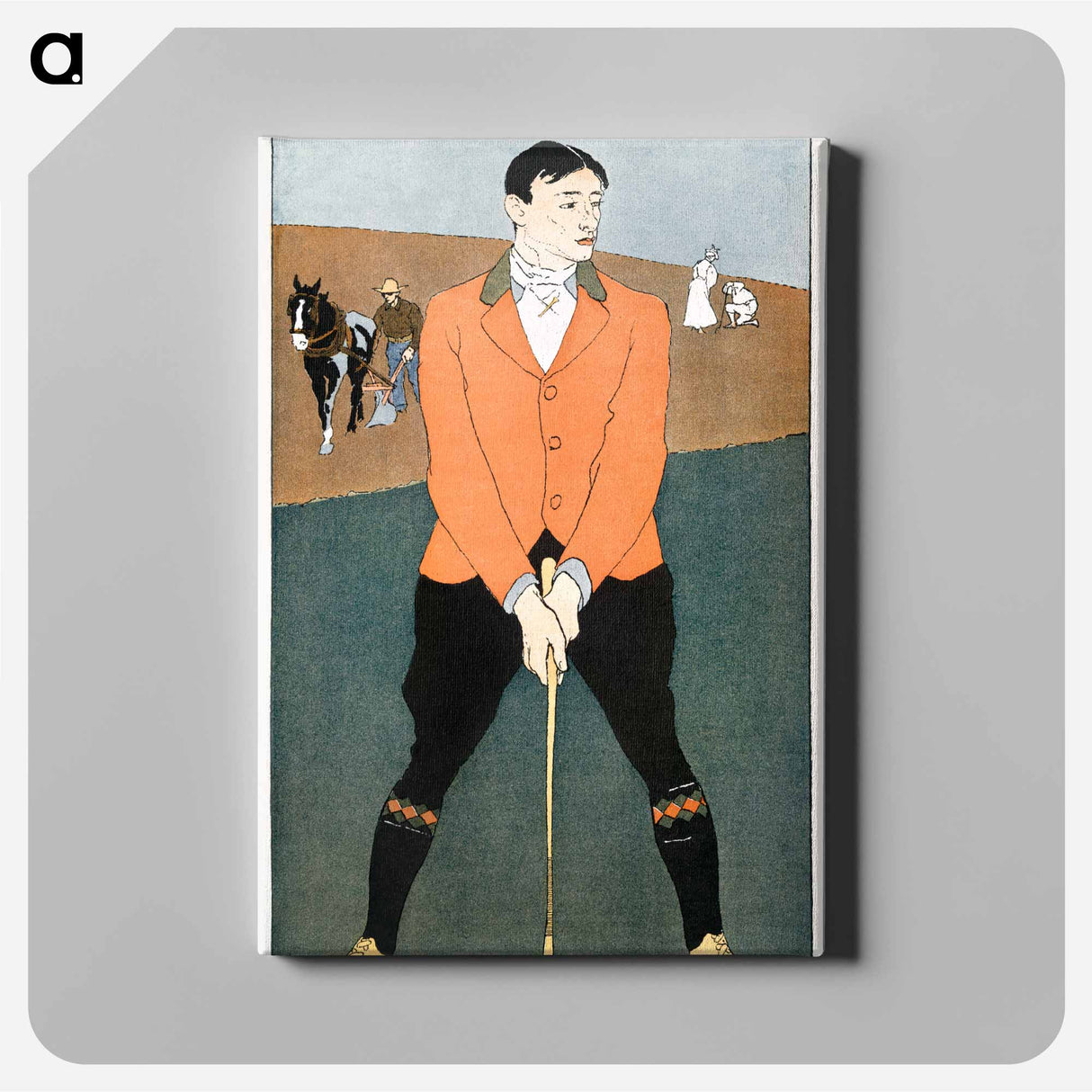 アートパネル-Golf Player - エドワード ペンフィールド Canvas.