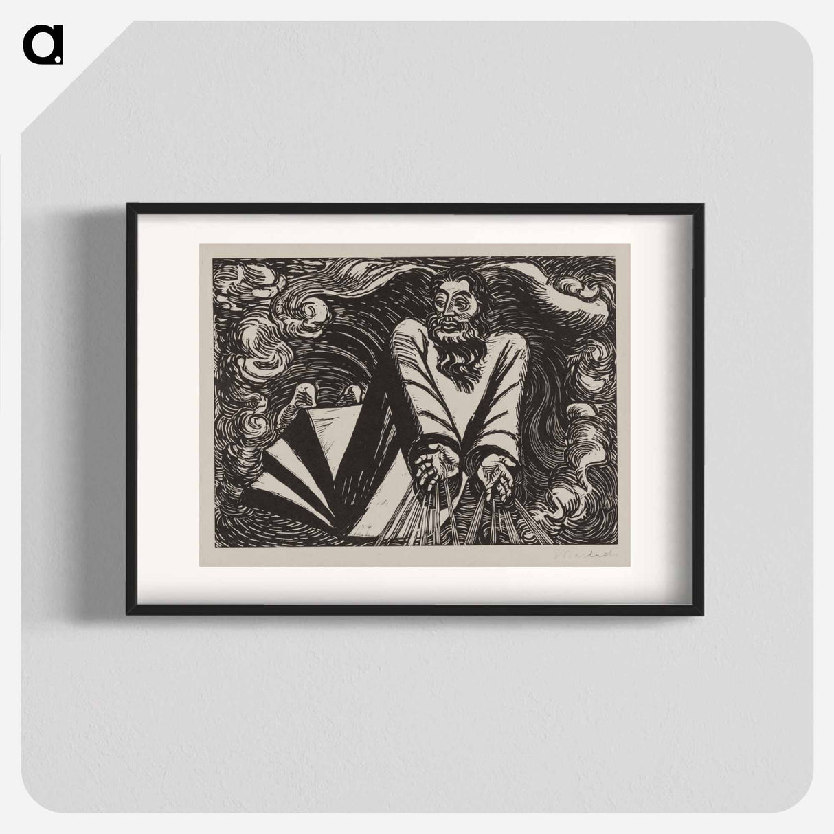 The transformations of God - エルンスト ハインリヒ バルラッハ Poster.