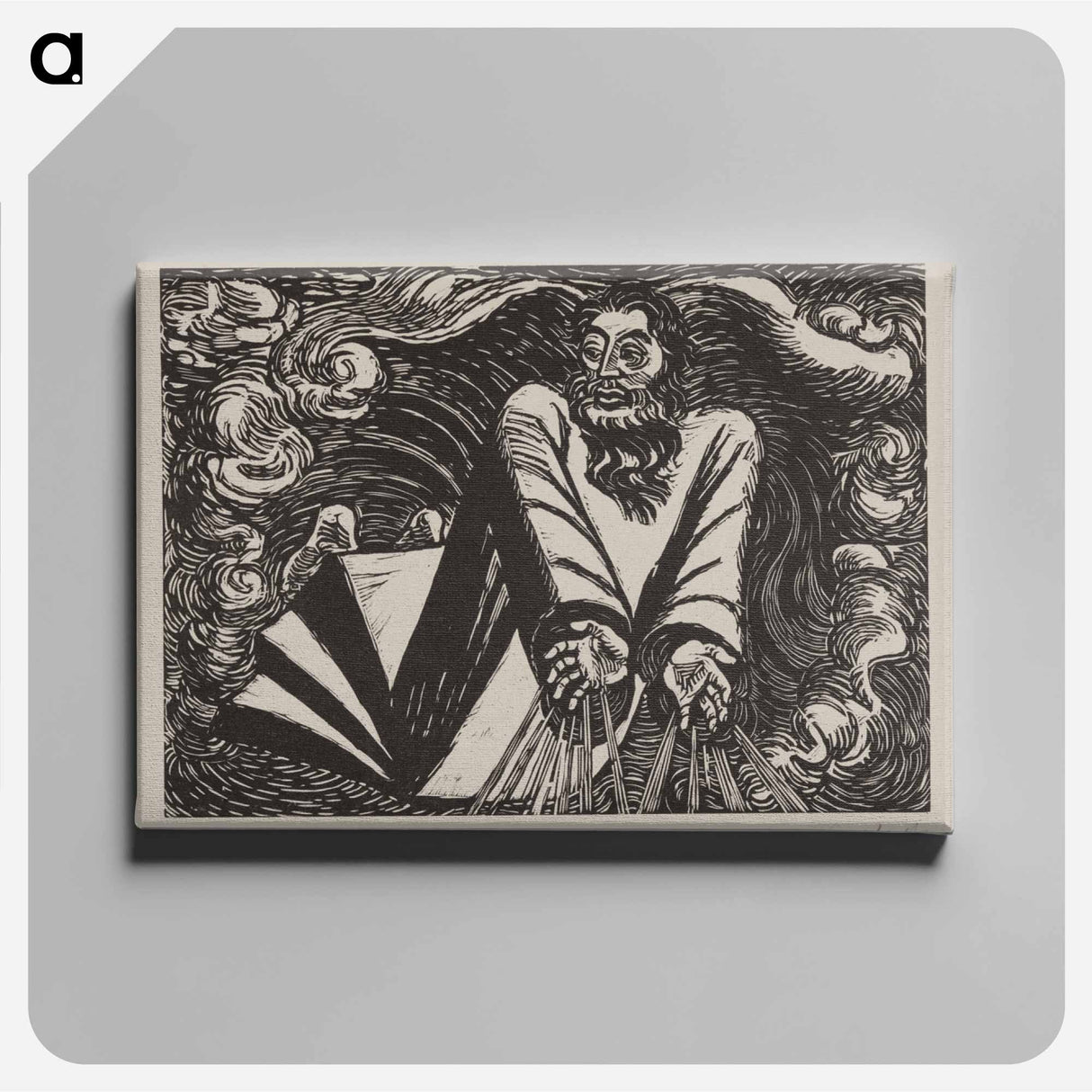 The transformations of God - エルンスト ハインリヒ バルラッハ Canvas.