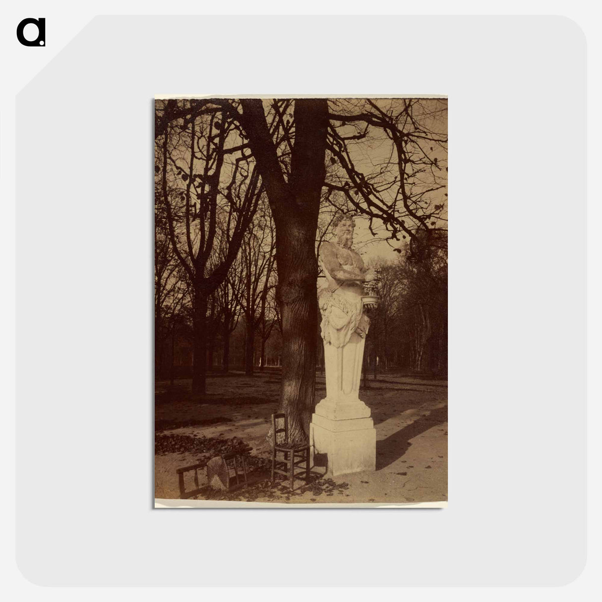 アートポストカード-Versailles, Coin de Parc
- ウジェーヌ アジェ Postcard.