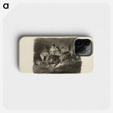 イエロー - ウジェーヌ ドラクロワ Phone Case.