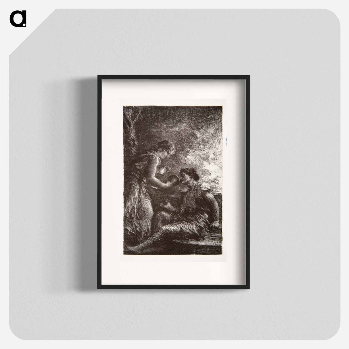 La Valkyrie - アンリ ファンタン ラトゥール Poster.