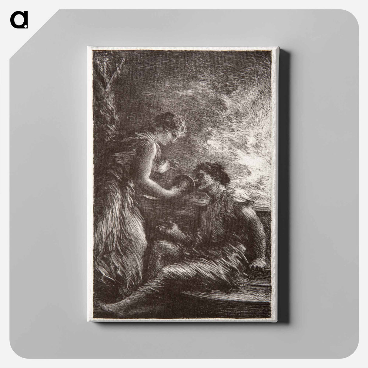 La Valkyrie - アンリ ファンタン ラトゥール Canvas.