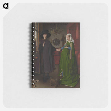 The Arnolfini Wedding. Portrait of Giovanni Arnolfini and his Wife Giovanna Cenami (The Arnolfini Marriage) - ヤン ファン エイク Memo.