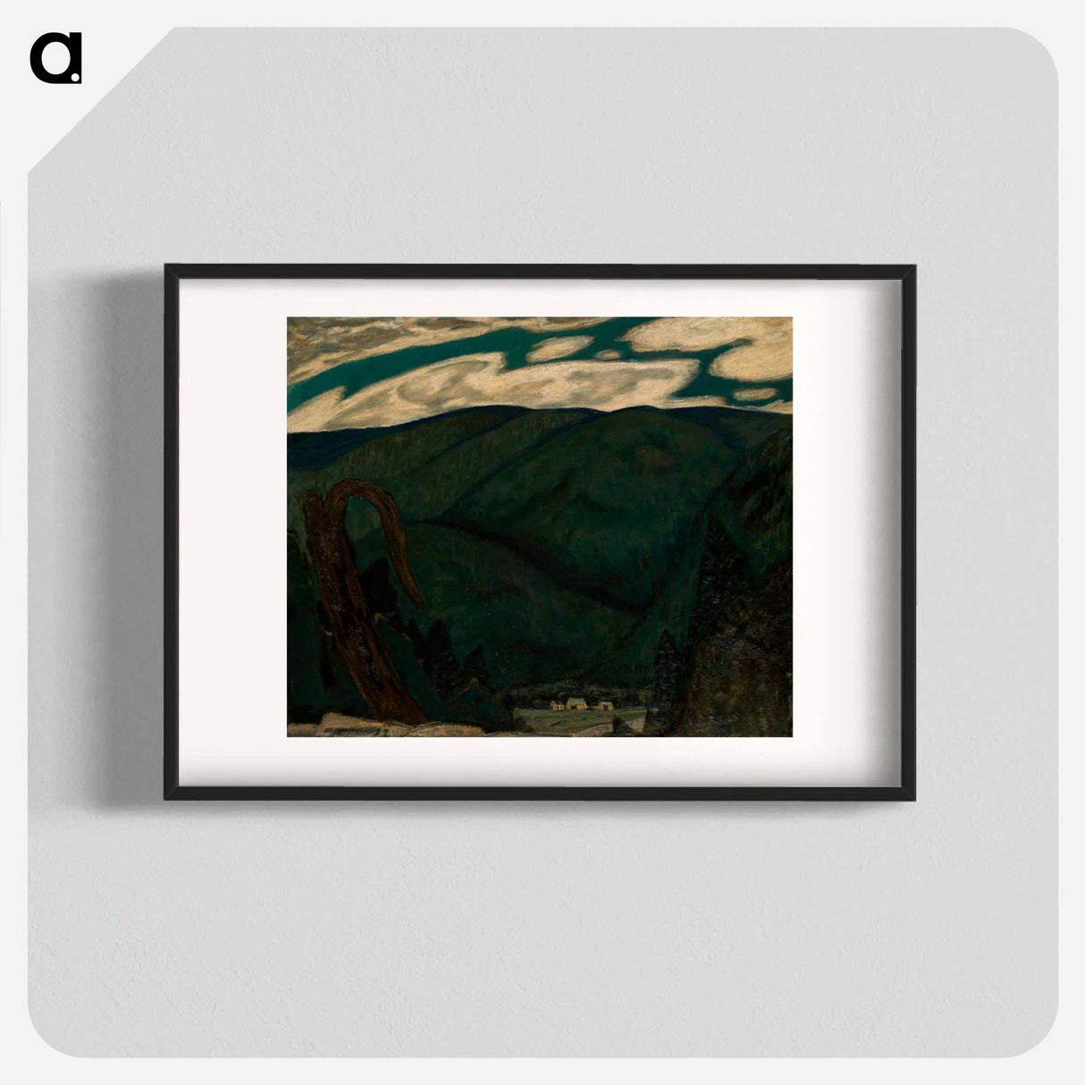 The Dark Mountain - Marsden Hartley Poster.