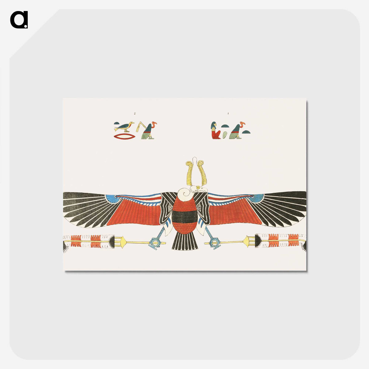 1-42_Pantheon-Egyptien_postcard
