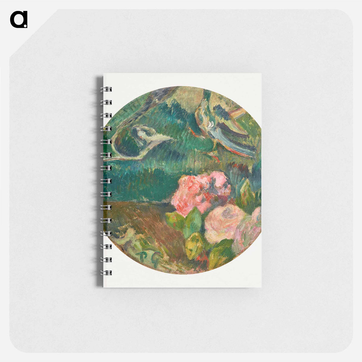 Flowers and Bird - ポール ゴーギャン Memo.