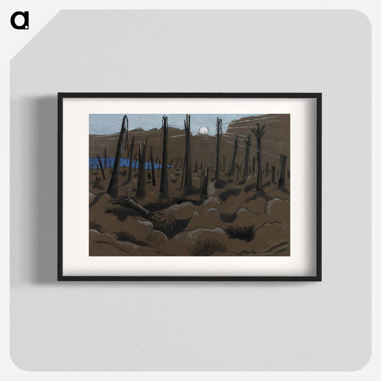 Sunrise, Inverness Copse - ポール ナッシュ Poster.