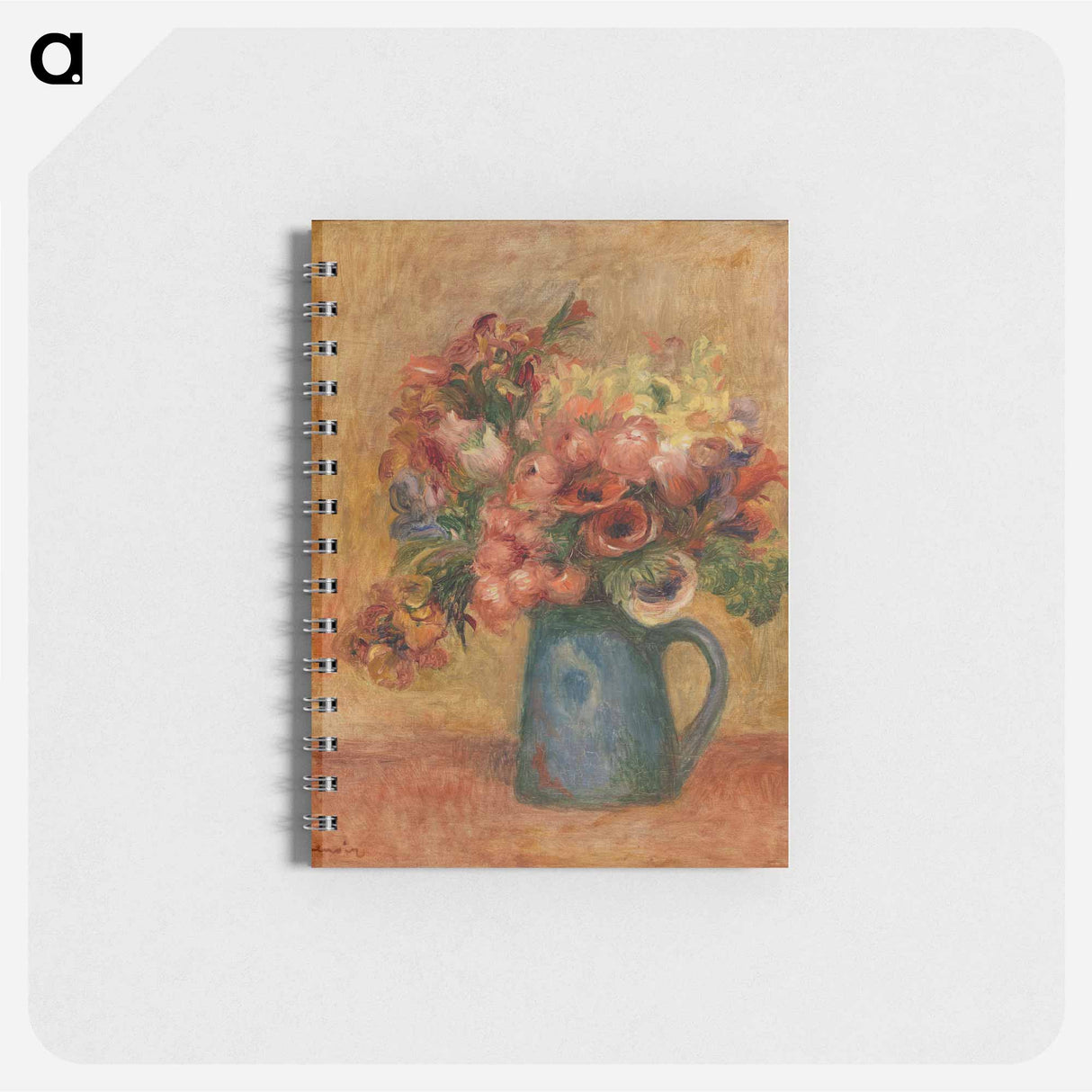 Vase of Flowers - ピエール オーギュスト ルノワール Memo.