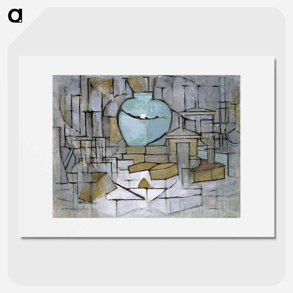 Still Life with Gingerpot II - ピエト モンドリアン Poster.