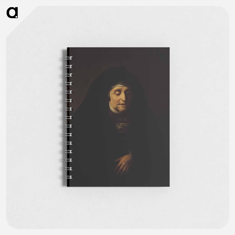 Portrait of an aged woman in oriental costume by Rembrandt van Rijn - レンブラント ファン レイン Memo.