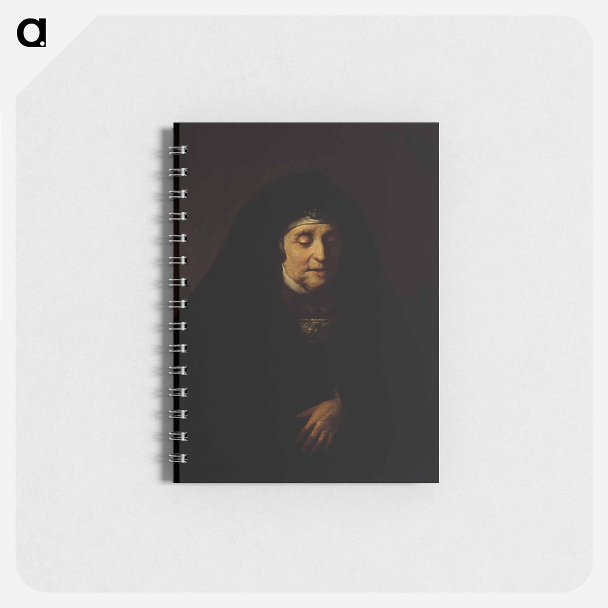 Portrait of an aged woman in oriental costume by Rembrandt van Rijn - レンブラント ファン レイン Memo.