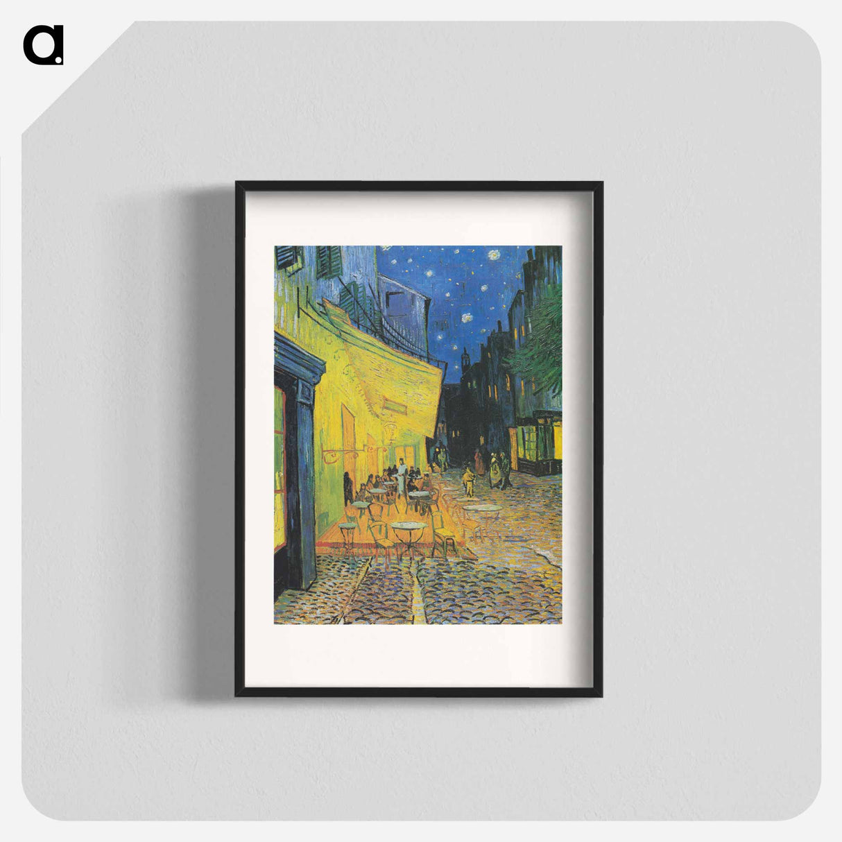 アートポスター-Café Terrace at Night - フィンセント ファン ゴッホ Poster.