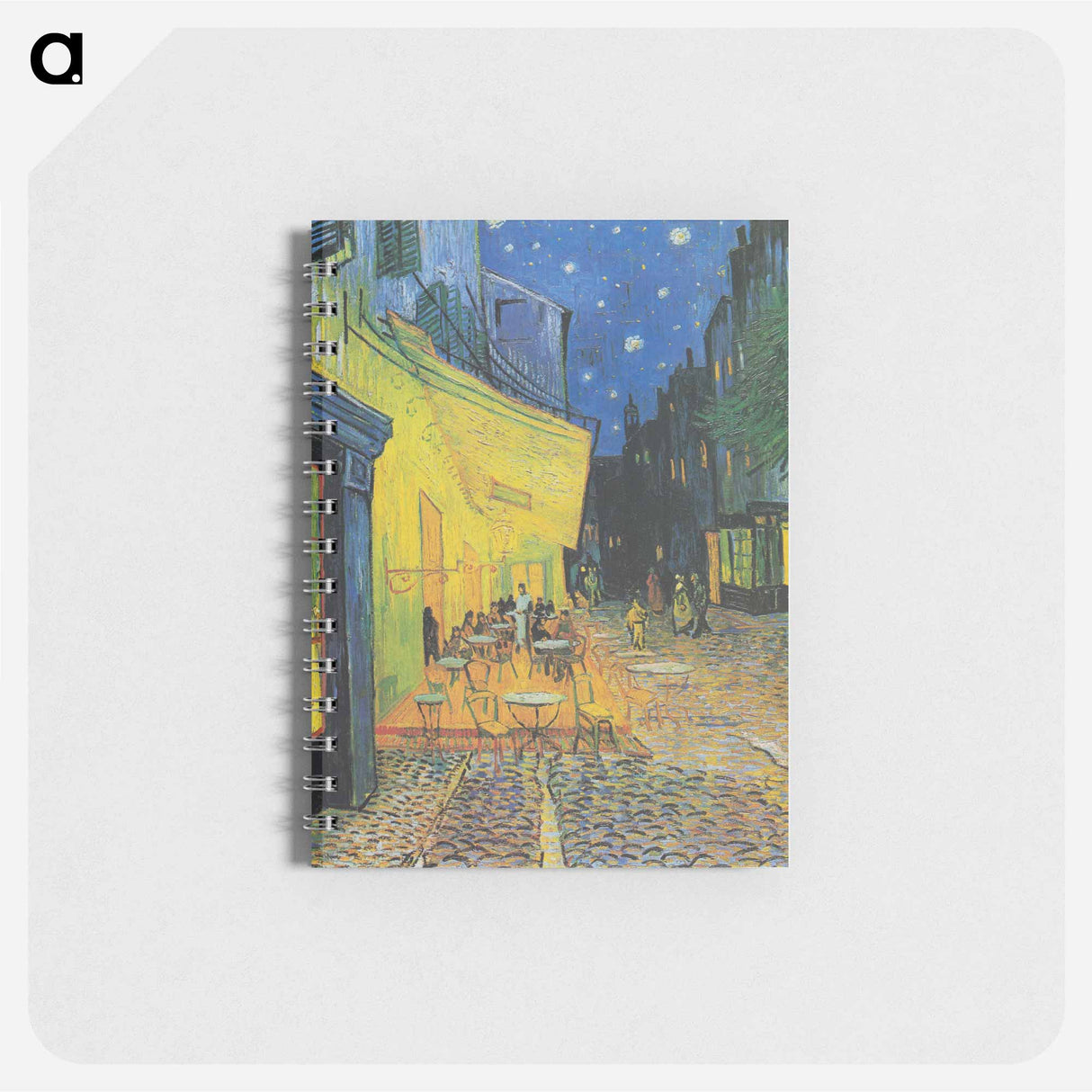アートメモ帳-Café Terrace at Night - フィンセント ファン ゴッホ Memo.