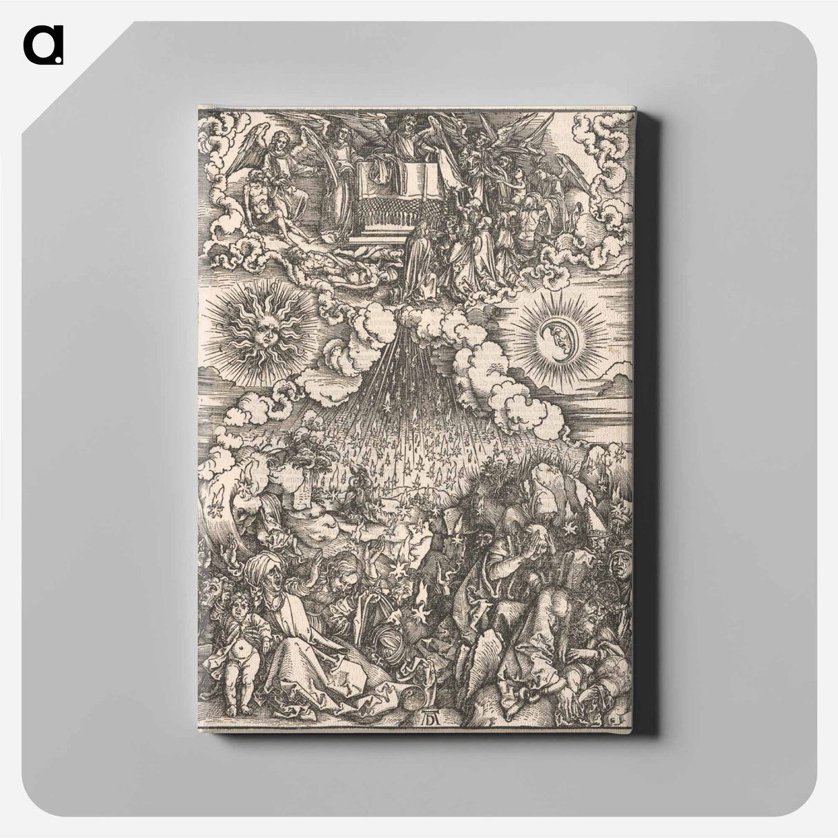 Opening the sixth seal - アルブレヒト デューラー Canvas.