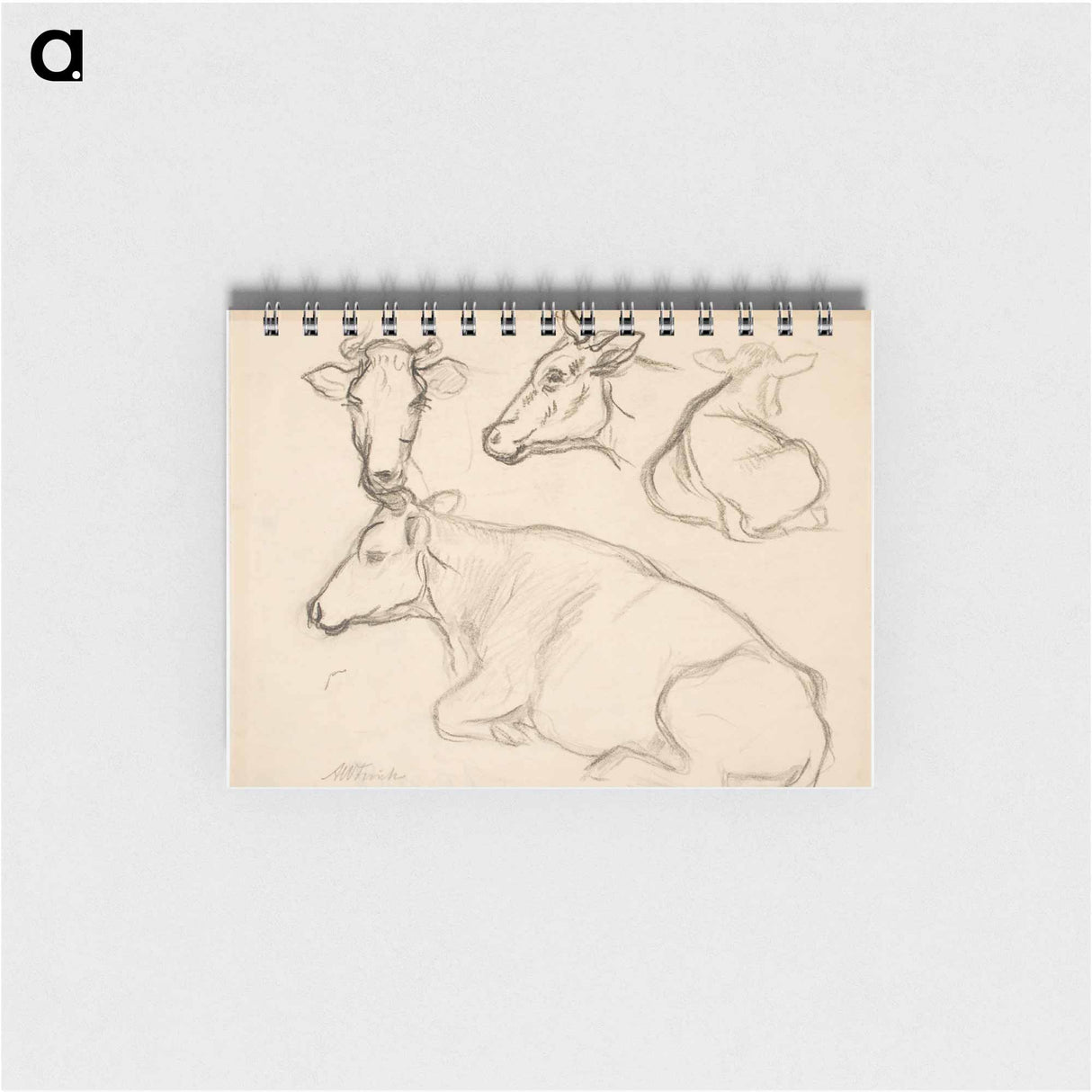 Lehmäharjoitelmia - アルフレッド ウィリアム フィンチ Memo.