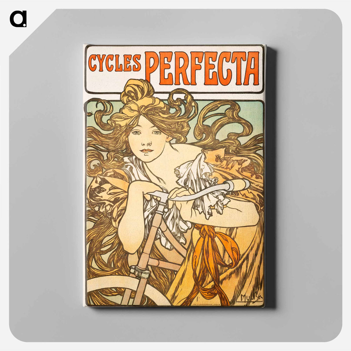 Cycles Perfecta - アルフォンス ミュシャ Canvas.