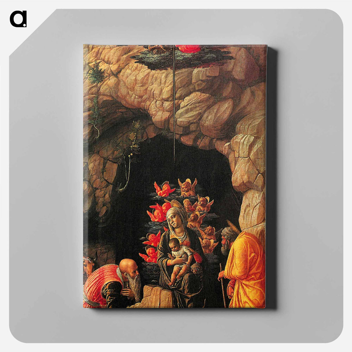 アートパネル-Adoration of the Magi - アンドレア マンテーニャ Canvas.