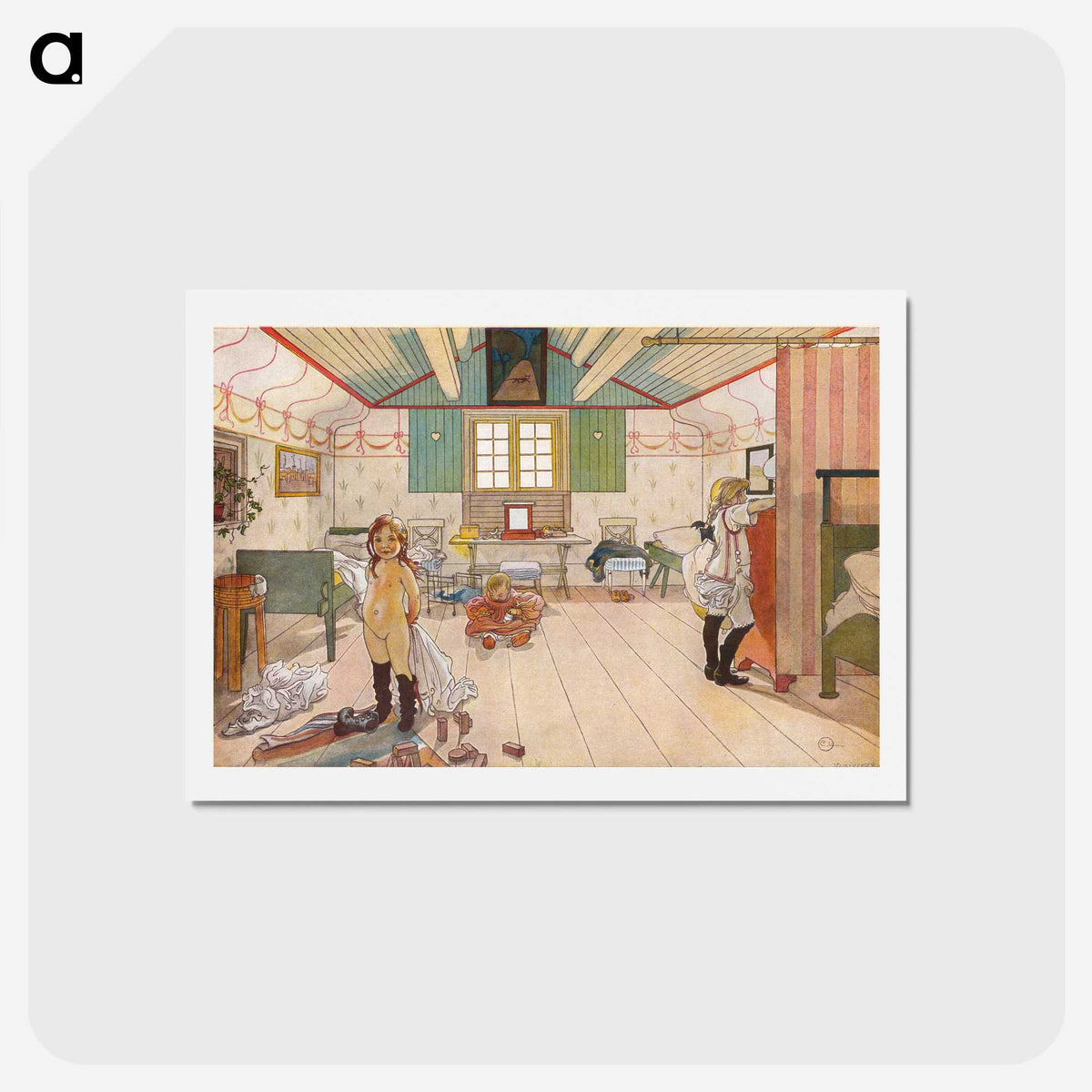 1-43_Carl-Larsson_hagaki