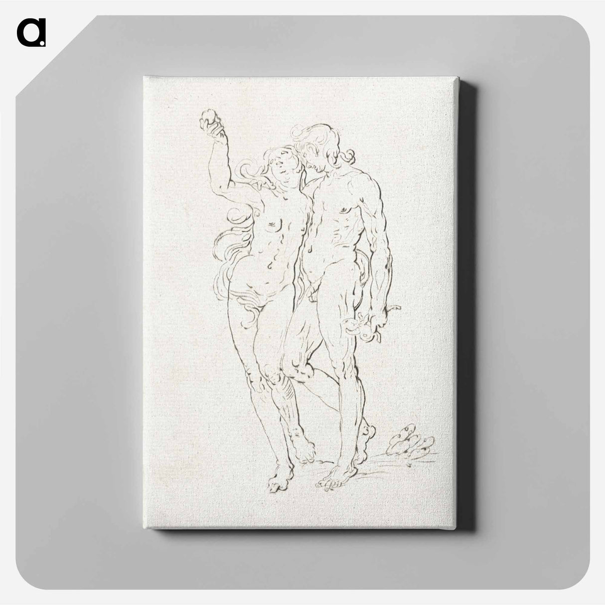 アートパネル-Adam and Eve
- コルネリス プロース ファン アムステル Canvas.