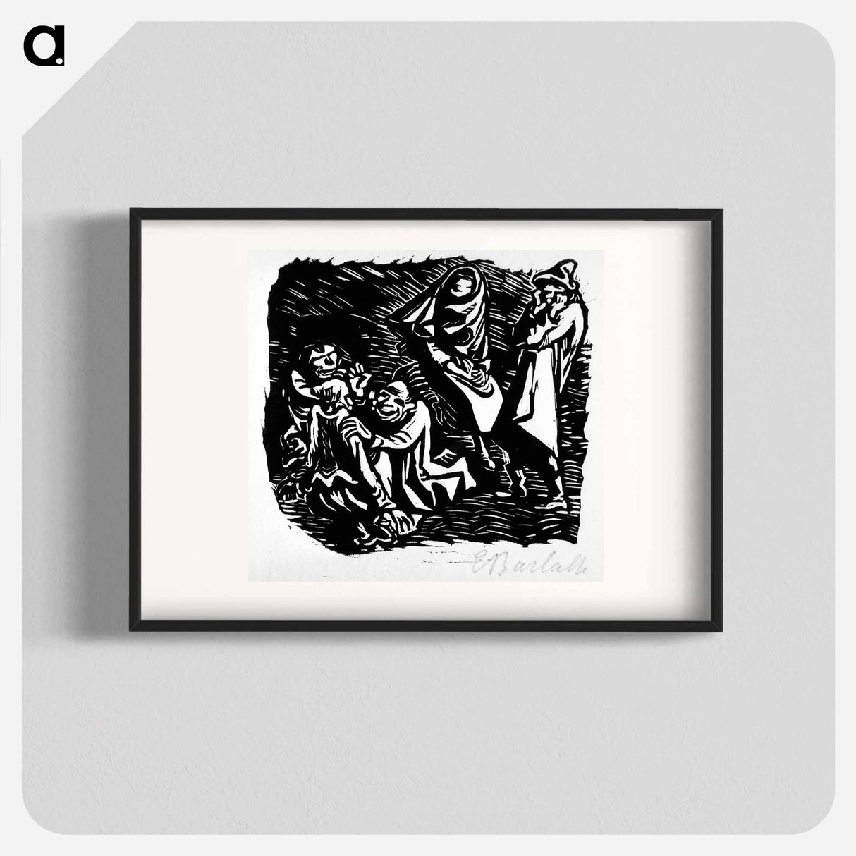 Group of several people - エルンスト ハインリヒ バルラッハ Poster.