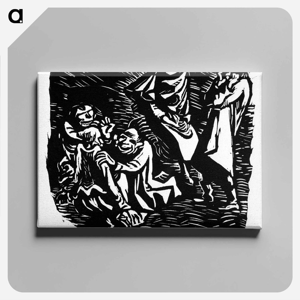 Group of several people - エルンスト ハインリヒ バルラッハ Canvas.