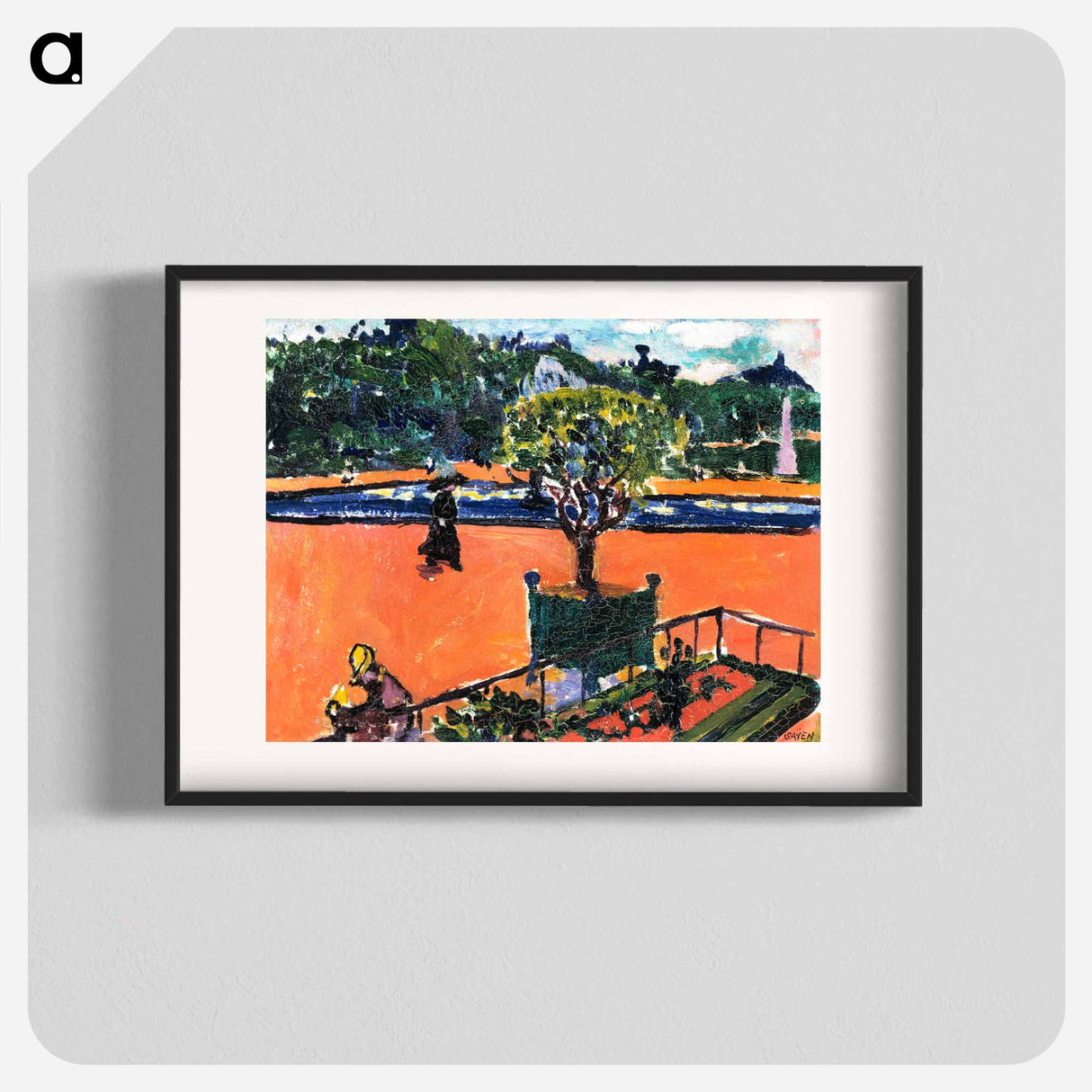 In the Luxembourg Gardens - ヘンリー ライマン サイエン Poster.