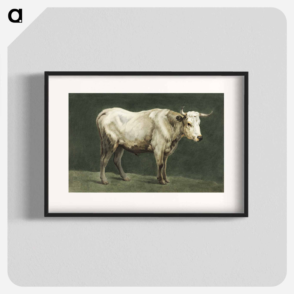 Standing bull - ジャン ベルナール Poster.