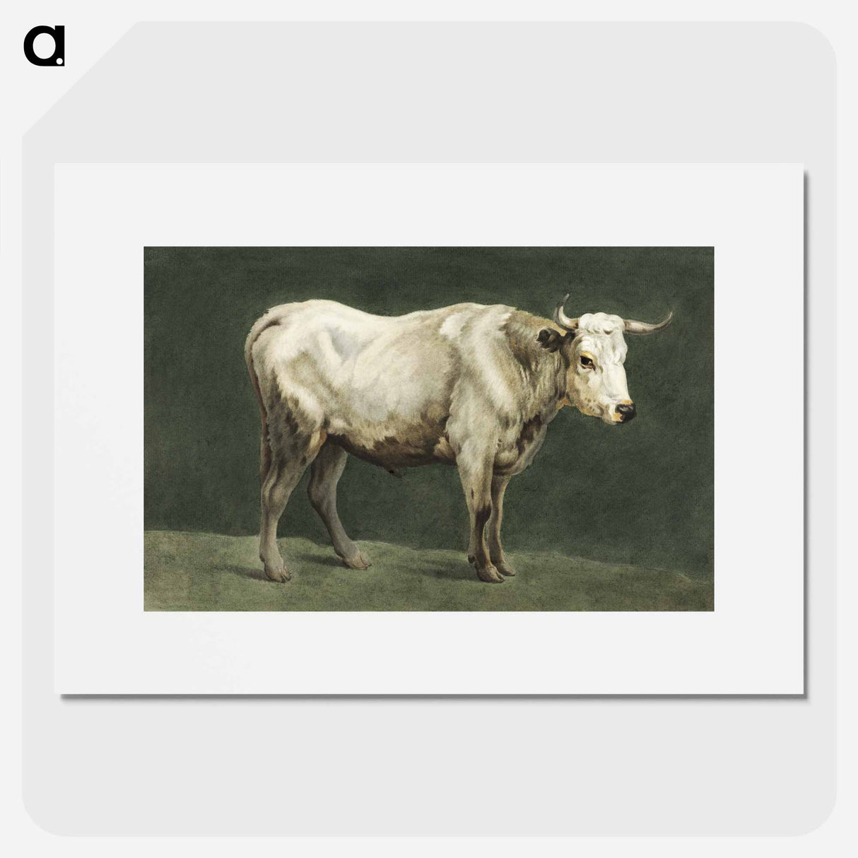 Standing bull - ジャン ベルナール Poster.