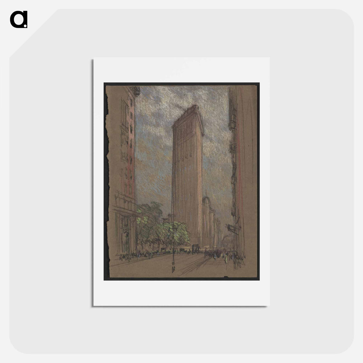 アートポストカード-Flatiron Building from Fifth Avenue
- ジョセフ ペネル Postcard.