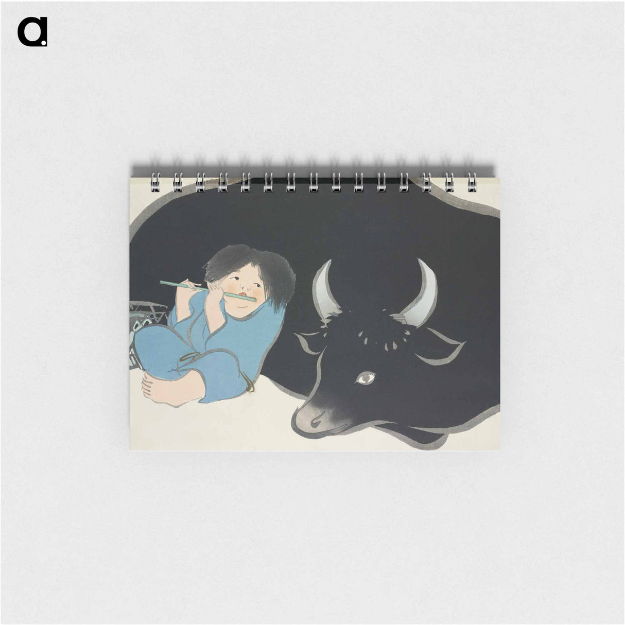 Flute player from Momoyogusa–Flowers of a Hundred Generations - 神坂 雪佳 Memo.