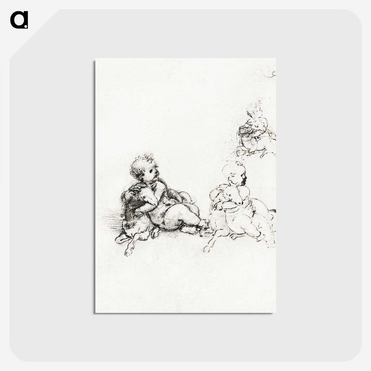 1-43_Leonardo-Da-Vinci_postcard