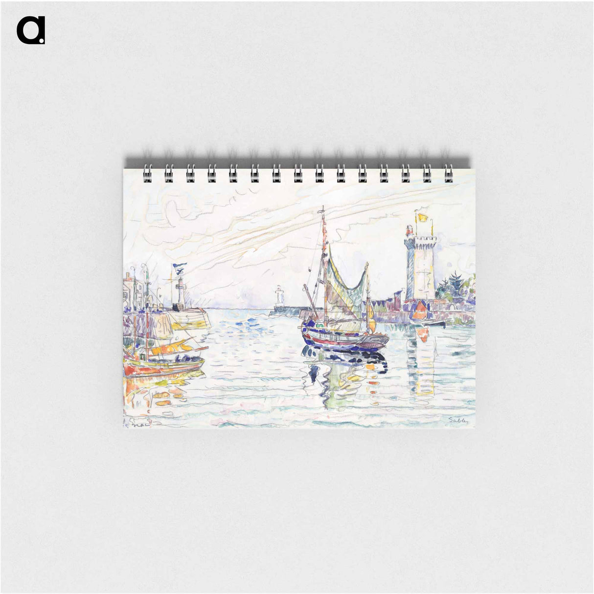 View of Les Sables d'Olonne - ポール シニャック Memo.